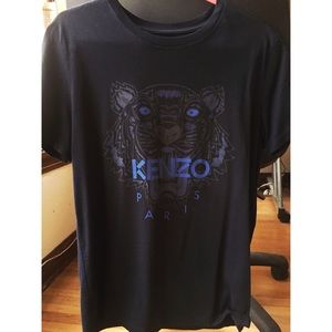 Kenzo Navy Tiger Logo T-shirt